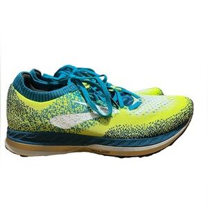 BROOKS Ricochet Size 8.5 DNA Amp Womens Athletic Running Shoes Women Blue Green